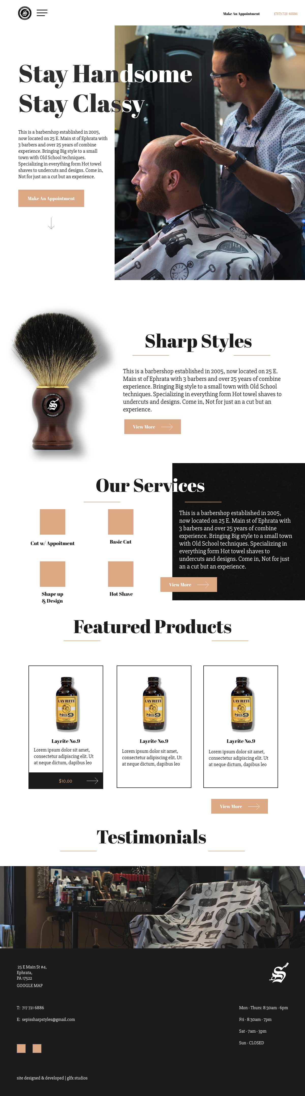 sharpstyles home page
